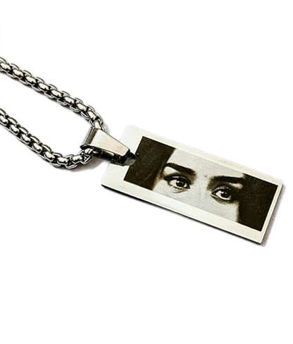 Personalized Photo Necklace - personalized photo engraved necklace eye/half face gift for men & women
